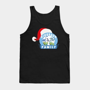 merry christmas - dinosaur family Tank Top